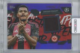 2025-26 TOPPS UEFA Club Competitions Superstar Relics Purple Foil / ANSGAR KNAUFF(Eintracht Frankfurt) 【049/250】