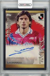 【裏面左下角若干難あり】2023 TOPPS Jリーグ フラッグシップ レオナルド (鹿島) 直筆サインカード