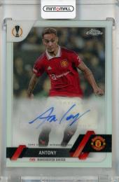 2022-23 Topps Chrome UEFA Club Competitions Antony Chrome Autographs #CA-A ※初期傷あり Manchester United