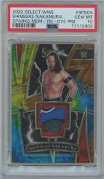 2022 PANINI Select WWE Sparks Prizms Tie-Dye / SHINSUKE NAKAMURA 【23/25】 [PSA10/GEM MINT]