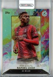 2023-24 Topps Inception UEFA Club Competitions Rafael Leao Star Quality Aqua #71【117/125】 AC Milan