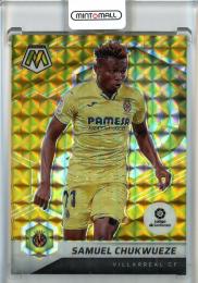 2021-22 Panini Mosaic La Liga Samuel Chukwueze Mosaic Gold #98【09/10】 Villarreal