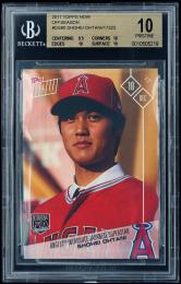 2017 Topps Now #OS80 Shohei Ohtani Offseason【BGS GEM Pristine 10】 Los Angeles Angels