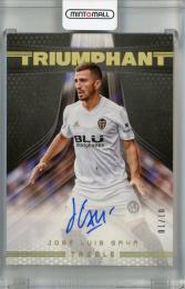 2018-19 Panini Treble Jose Luis Gaya  Triumphant Autographs #10【01/10】 Valencia CF