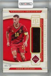 2022 Panini National Treasures FIFA Road to World Cup Eden Hazard Timeline Materials Gold #10【05/10】 Belgium