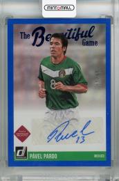 2021-22 Donruss Soccer Road to Qatar  Pavel Pardo The Beautiful Game Autographs Blue #16【17/99】 Mexico