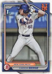 2024 Bowman Draft MLB #BD-28 Carson Bengeレギュラーカード