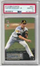 2019 BBM FUSION #601 RC / カーター・スチュワート・ジュニア(福岡ソフトバンクホークス) [PSA10/GEM MINT]