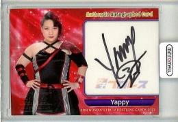 2022 BBM 女子プロレス  Yappy 直筆サインカード 040/104