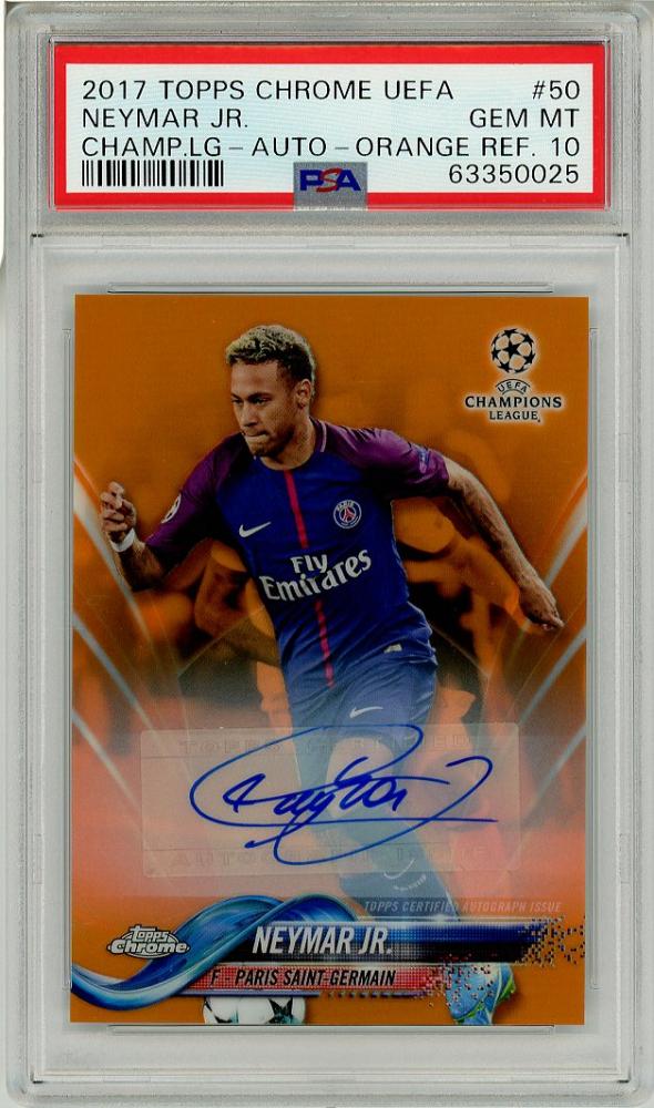 ミントモール / MINT 梅田店 / 2017-18 TOPPS Chrome UEFA Champions League Neymar Jr.  Autograph 【23/25】【PSA10】