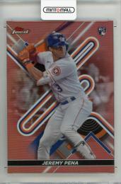 2022 TOPPS Finest Jeremy Pena Rose Gold Refractors #9【24/75】 Houston Astros
