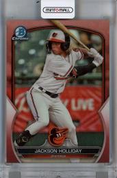 2023 Topps Bowman Draft Jackson Holliday Chrome Rose Gold Refractors #BDC118【08/10】