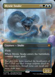 神秘の蛇/Mystic Snake Foil 英語 4枚 MTG ミントモール / MINT GAMES MTG(東日本橋) / 【SPG】【JPN】《神秘の蛇