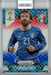 2014 Panini Prizm World Cup Andrea Pirlo Prizms Red White and Blue #128 Italia