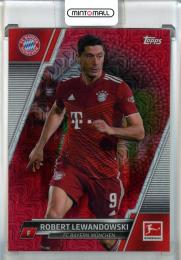 2021-22 Topps Bundesliga Japan Robert Lewandowski Red Mojo Refractor #84【4/5】