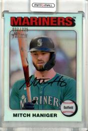 2024 Topps Heritage High Number Mitch Haniger #583 Chrome Silver Border【037/225】 Mariners