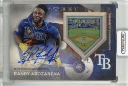 2024 Topps Series One Randy Arozarena Home Sweet Home Stadium Medallions Autographs【01/25】 Tampa Bay Rays