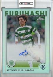 2024-25 Topps Chrome UEFA Club Competitions Kyogo Furuhashi Autographs #CAKF Celtic FC