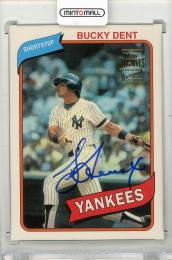 2002 TOPPS Archives Bucky Dent Autographs #TAABD New York Yankees