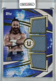 2025 Topps Universe WWE Universe  Sami Zayn Triple Superstar Relics Green Electric #TRSSZA【37/99】