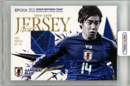2025-26 EPOCH サッカー日本代表 スペシャルエディション 伊東純也 #JC11 ジャージーカード【049/100】