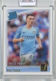 2018-19 Panini Donruss Soccer Phil Foden Base/Press Proof/Canvas/#179/RatedRookie【21/25】《やや難あり※裏面汚れ有》 Manchester City