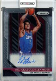 2018-19 Panini Prizm Shai Gilgeous-Alexander Rookie Signatures #11 Los Angeles Clippers