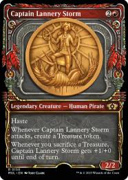 【MUL】【ENG】【ハローFoil】《風雲船長ラネリー/Captain Lannery Storm》