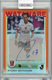 【サインシールに微スレあり】2025 TOPPS Jリーグ フラッグシップ 渡邊凌磨 (浦和) 直筆サインカード【04/25】