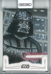 2025 Topps Star Wars Smuggler's Outpost Art by Jesus Suarez Darth Vader Sketch Card【1/1】