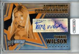 2006 Topps Heritage Chrome WWE Torrie Wilson Autographs