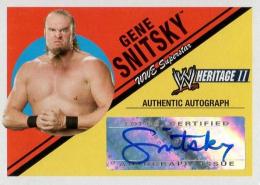 2006 Topps WWE Heritage  Gene Snitsky Autographs