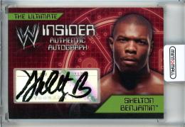 2006 Topps WWE Shelton Benjamin Insider Autographs
