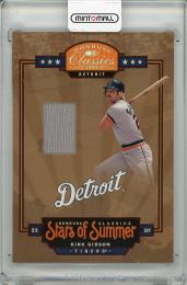 【裏面左上角若干白欠けあり】2005 DONRUSS Classics  Kirk Gibson Game Worn/Used Item 057/250