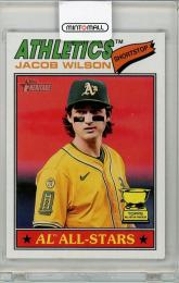 2026 TOPPS HERITAGE Jacob Wilson #17 AL ALL-STARS Athletics