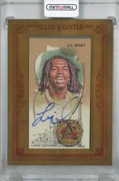 2023 Topps Allen & Ginter Lil Baby Framed Mini Non-Baseball Autographs #MA-LBA