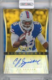 2013 Panini Select C.J. Spiller Signatures Prizm Gold #31 Auto【5/5(ラストナンバー)】 Buffalo Bills