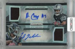 2015 Panini Prizm Amari Cooper/T.J. Yeldon Prizm Pairs Gold #3 Auto【07/25】