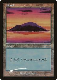 【PRM】【ENG】【Foil】〈001-P-L〉《島/Island》EX-