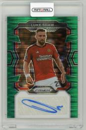 2023-24 PANINI Prizm Premier League Luke Shaw Signatures Green Pulsar Prizms【S-LS】 Manchester United