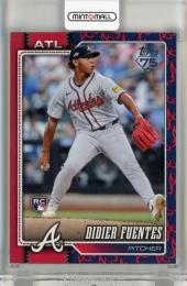 2026 Topps Series 1 Didier Fuentes Team Color Border RC #243