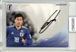 2019 サッカー日本代表 スペシャルエディション  鎌田大地 直筆サインカード 07/35