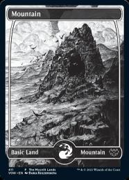 【VOW】【ENG】【Foil】《山/Mountain》No.411