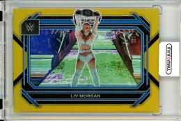 2023 Panini Prizm WWE  Liv Morgan Base Gold Prizm 06/10
