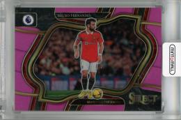 2022-23 Panini Select Premier League Bruno Fernandes Field Level Pink #214【50/99】 Manchester United