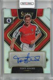 2022-23 Panini Select Premier League Tony Adams  Signatures Silver #3 Auto  Arsenal