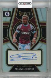 2022-23 Panini Select Premier League Maxwel Cornet  Signatures Silver #25 Auto  West Ham United