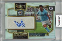 2022-23 Panini Select Premier League Ilkay Gundogan  Pitchside Signatures Silver #23 Auto  Manchester City