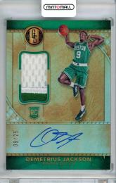 2016-17 PANINI Gold Standard Demetrius Jackson Rookie Jersey Autograph Prime 25枚限定 /9