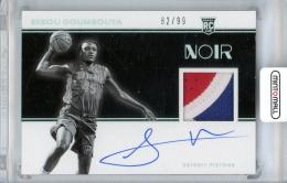 2019-20 PANINI Noir Sekou Doumbouya Rookie Patch Autographs Black and White 99枚限定 /82